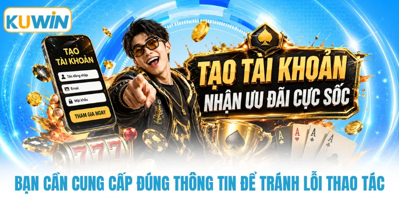 Bạn cần cung cấp đúng thông tin để tránh lỗi thao tác